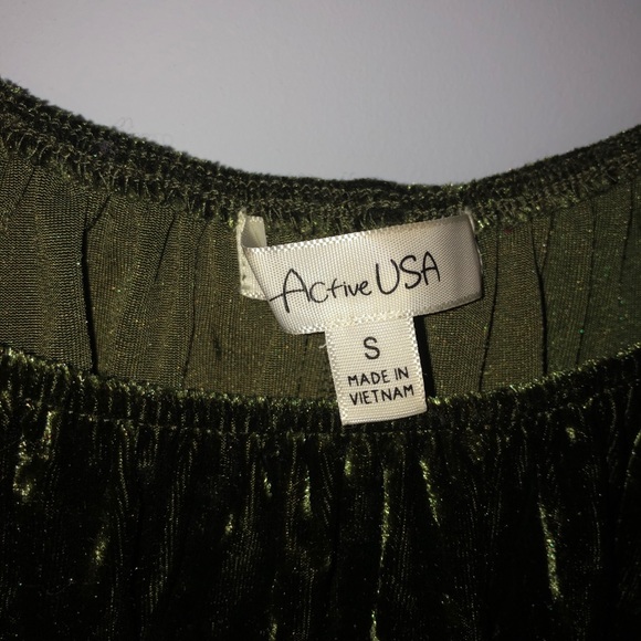 Active USA - Off the Shoulder Babydoll Top - Picture 3 of 3